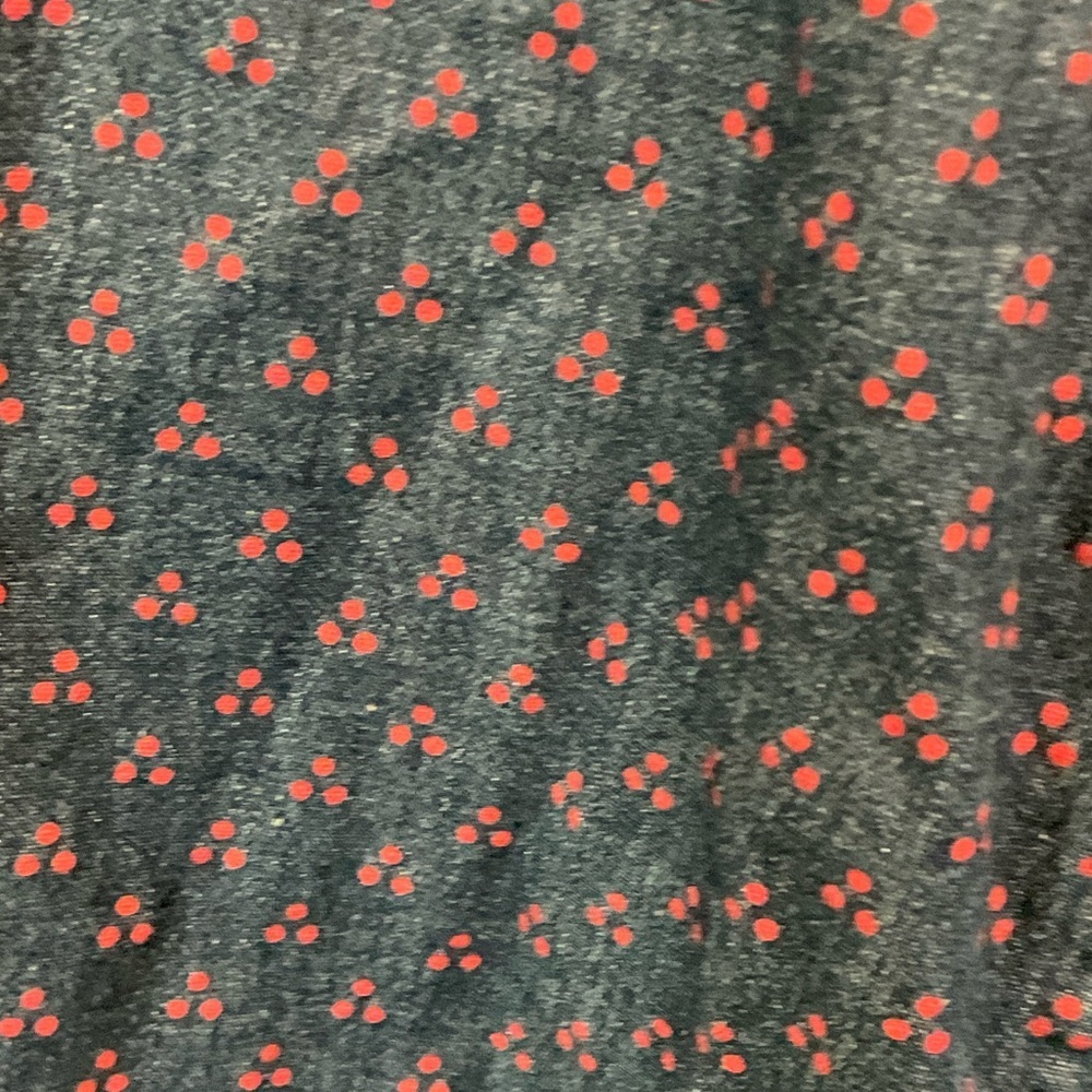 7 Diamonds Navy and Red Patterned Button Down Shirt Size L - Picture 3 of 13